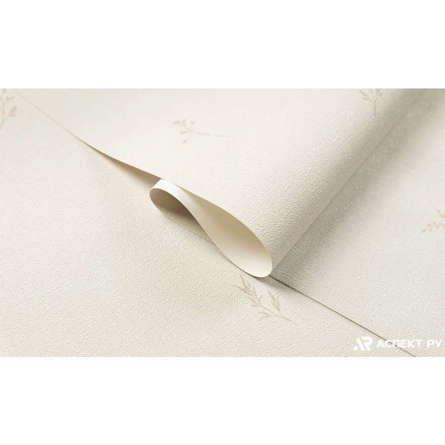 Обои флизелиновые Аспект Deluxe Вита бежевые 70687-12 1,06х10,05 м