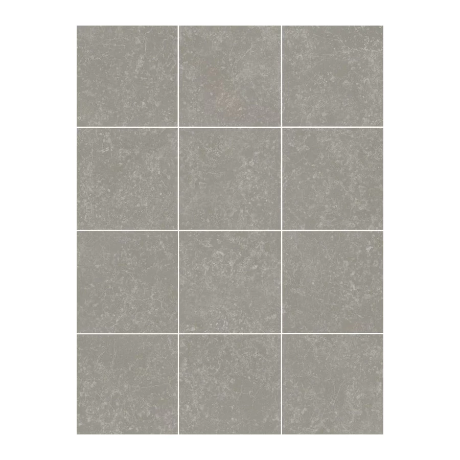 Плитка настенная Kerama Marazzi Касабланка из 12 частей 9,8x9,8 матовая серая KM1010G0091N 39,8х29,8 см