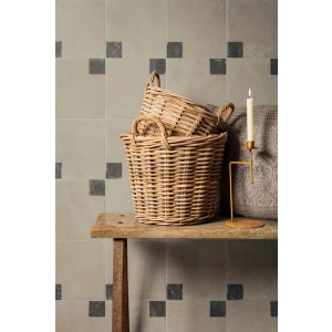 Керамогранит Peronda FS Brush Square матовый серо-черный 3386040472 22,3х22,3 см