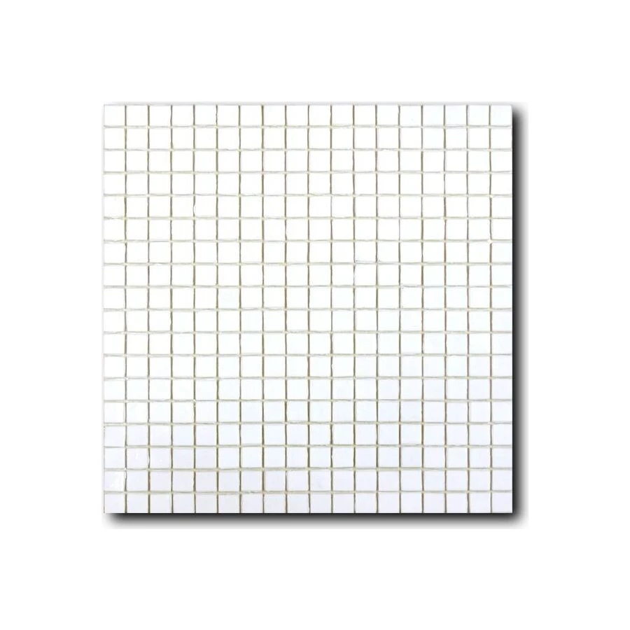 Стеклянная мозаика Art&Natura Classic Glass Bianca 15x15 глянцевая белая bianca 29,5x29,5 см