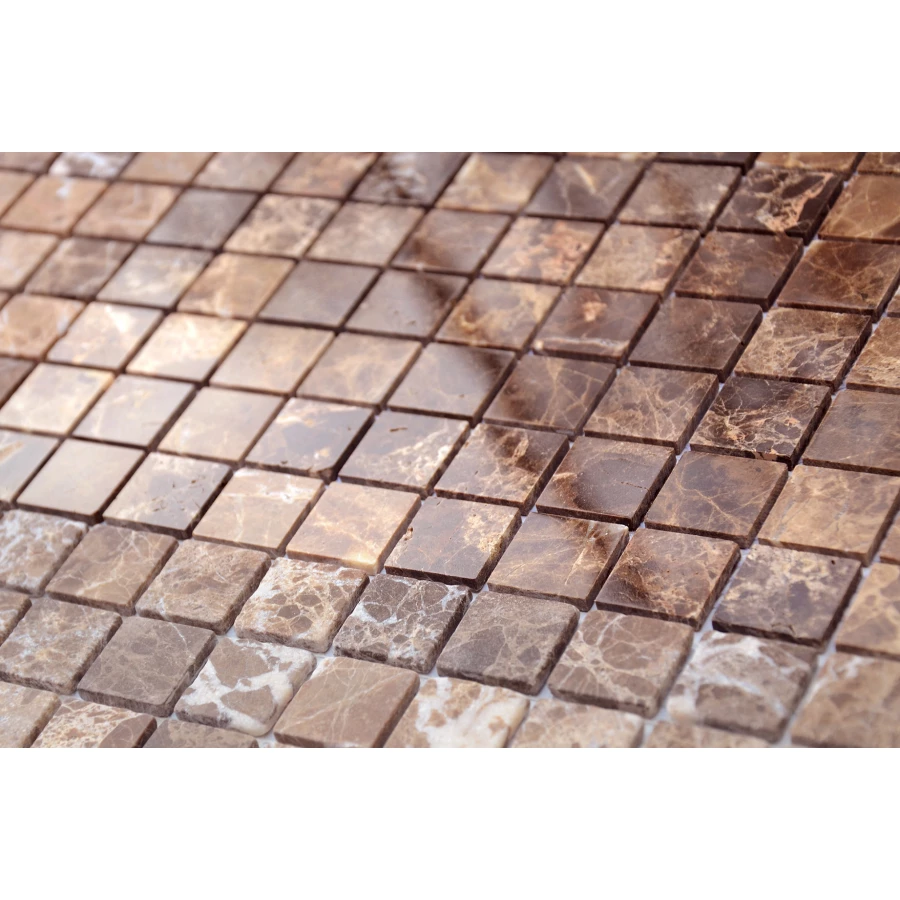 Мозаика из натурального камня LeeDo Ceramica Emperador Dark POL коричневый 29,8x29,8 см