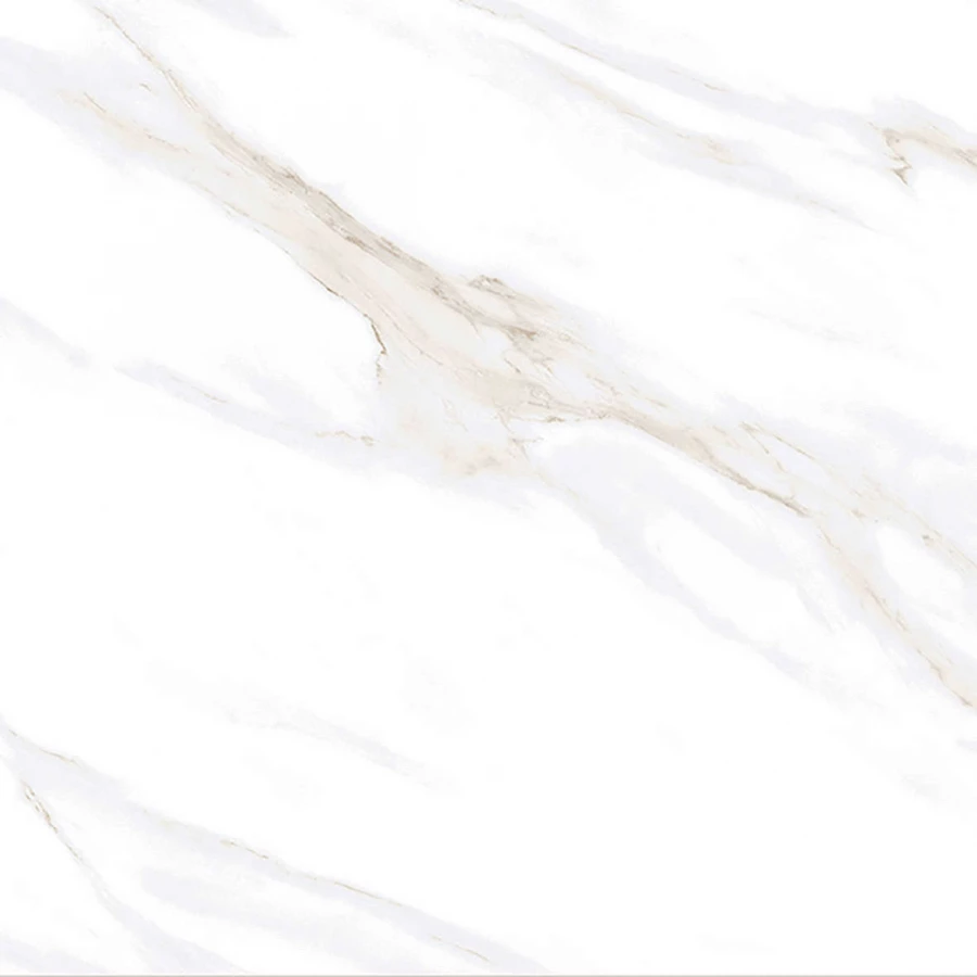 Керамогранит Ceradim Calacatta Clarity Gold белый Полированный 80х80 см