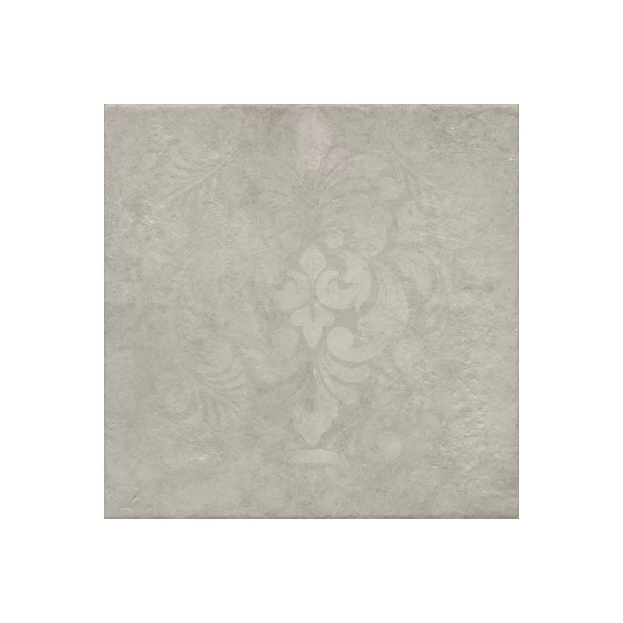 Керамогранит Kerama Marazzi Хадду декорированный матовый светло-серый KM4040G0061N 40,2х40,2 см
