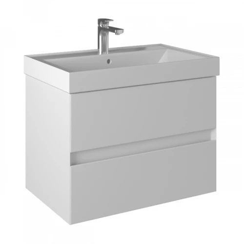 Тумба Briz Импресс глянцевая белая 70 см