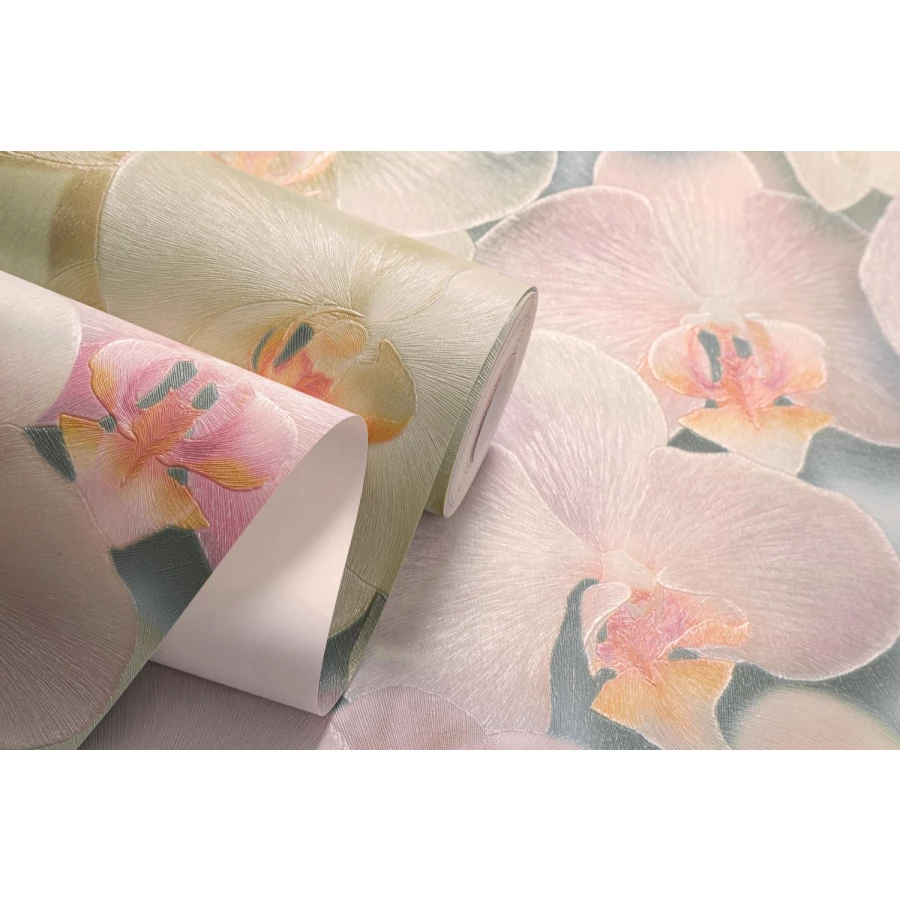 Обои флизелиновые Palitra Home HomeColor Orchid розовые HC71421-25 1.06х10.05 м