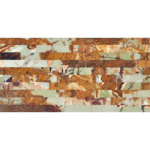 Керамогранит Marmocer Matrix 01 Tile Green Puzzel Onyx MC074 60х30 см
