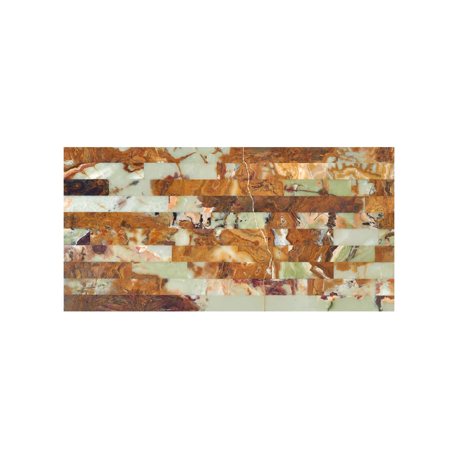 Керамогранит Marmocer Matrix 01 Tile Green Puzzel Onyx MC074 60х30 см