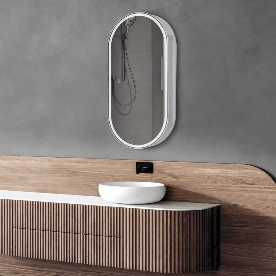 Зеркало Abber Kontur с подсветкой сенсорный выключатель диммер AG6339S