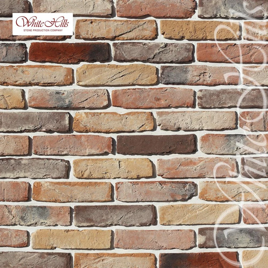 Плитка под кирпич White Hills Тироль Брик 393-90 28,5-30x7,3х1,8 см