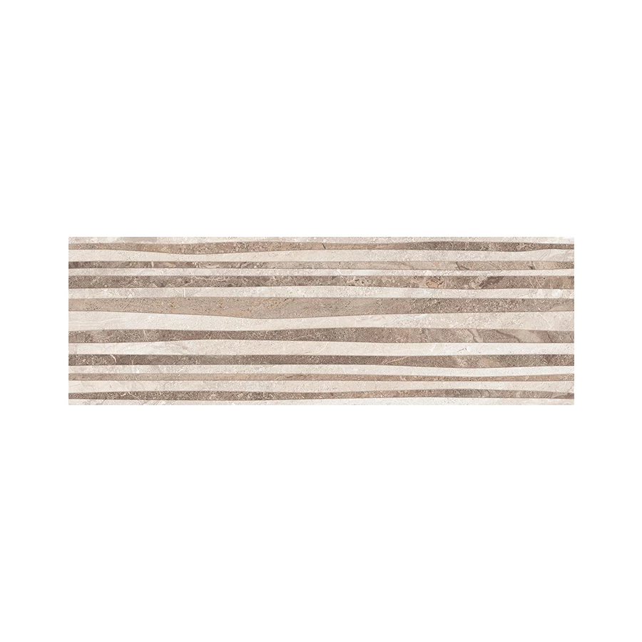 Плитка настенная Laparet Polaris серый рельеф 17-10-06-493 20х60