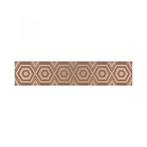 Бордюр Нефрит-Керамика Фёрнс коричневый 05-01-1-63-05-15-1602-0 6*30 см