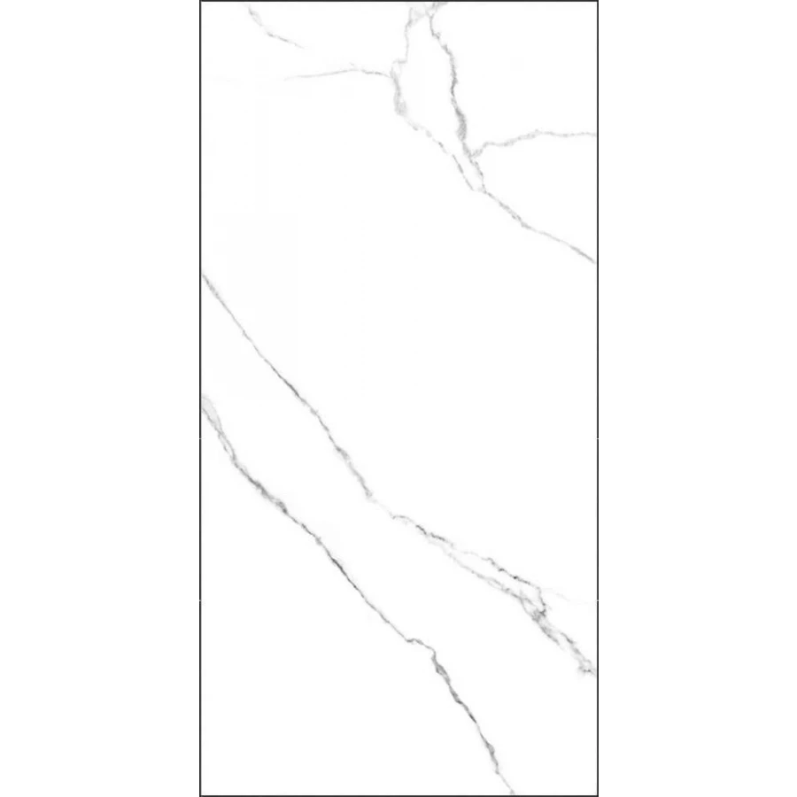 Керамогранит Global Tile Marmo_GT грес глазуированный Белый GT120600203MR 120х60 см