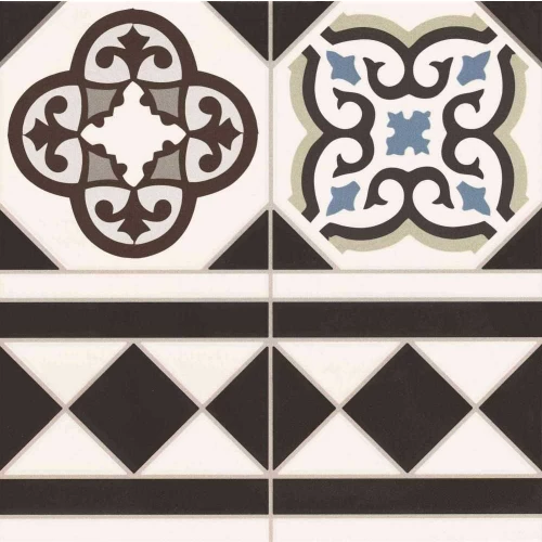 Керамогранит Realonda Ceramica Oxford Deco Cenefa RO33DC многоцветный 33,3*33,3 см