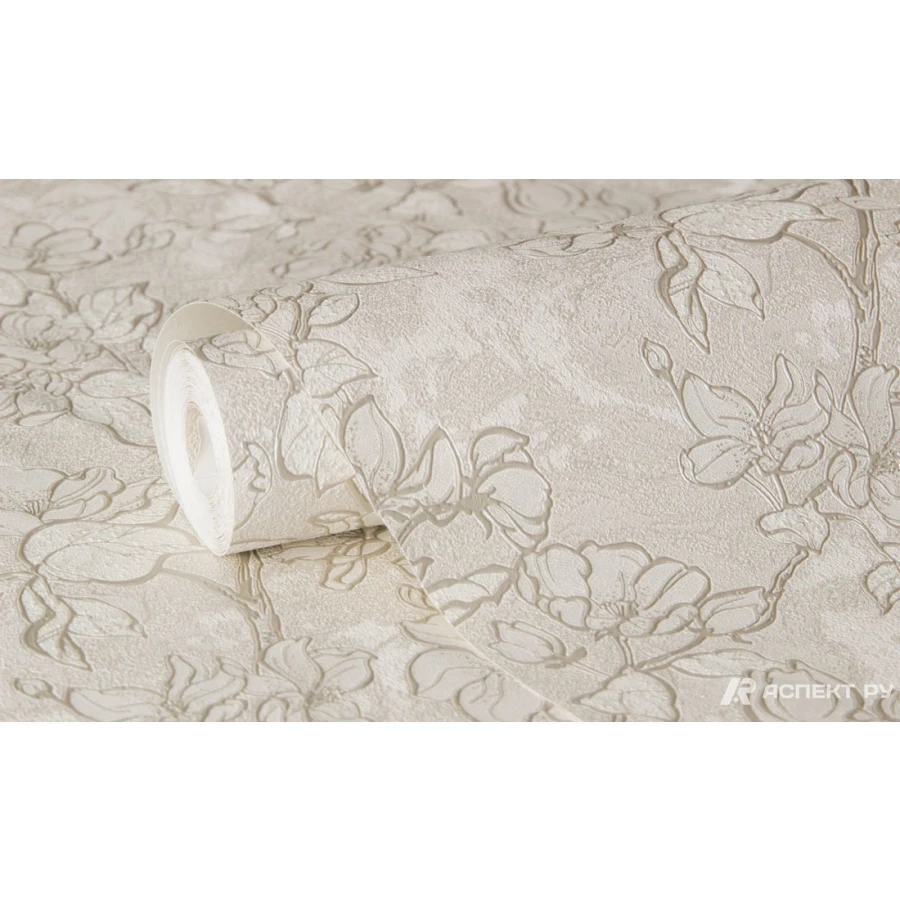 Обои флизелиновые Аспект Джулия Бежевый 70544-12 1,06х10,05 м