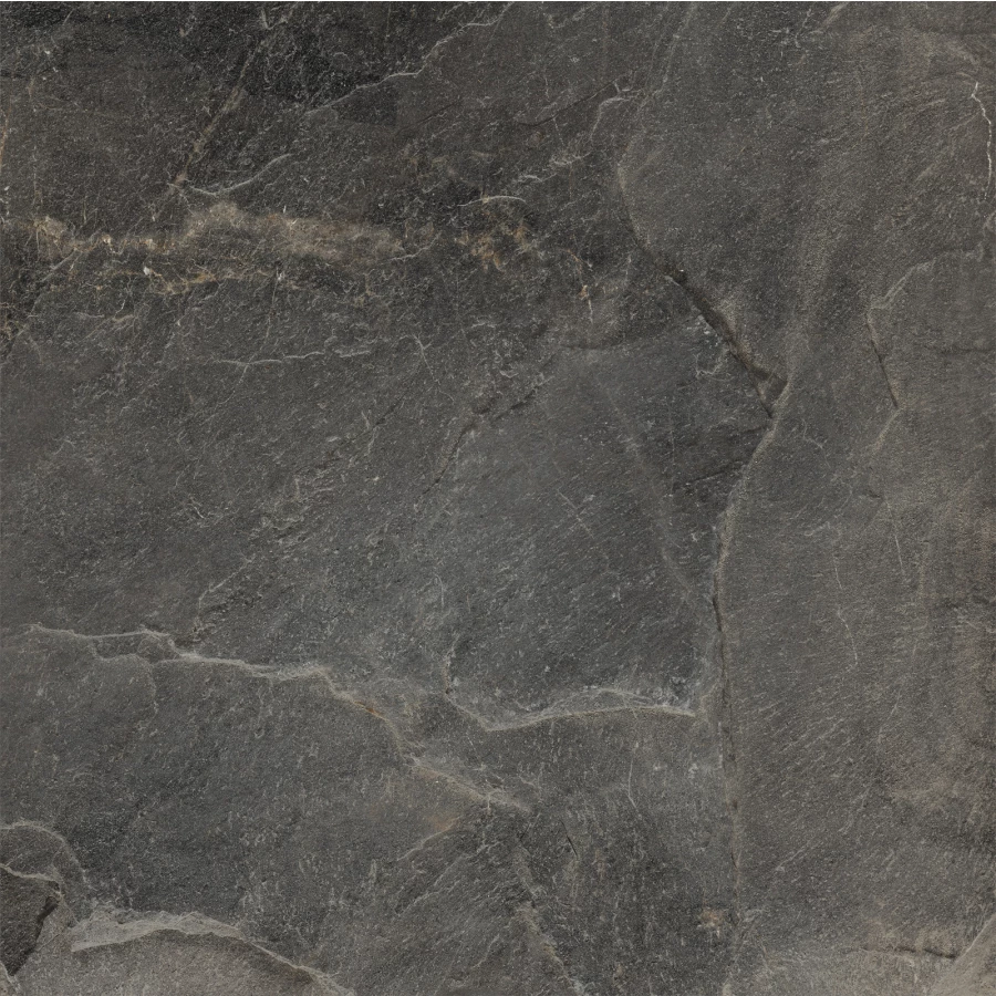 Керамогранит Delacora Инфинити темный / Infinity Dark матовый чёрный D60254M 60х60 см
