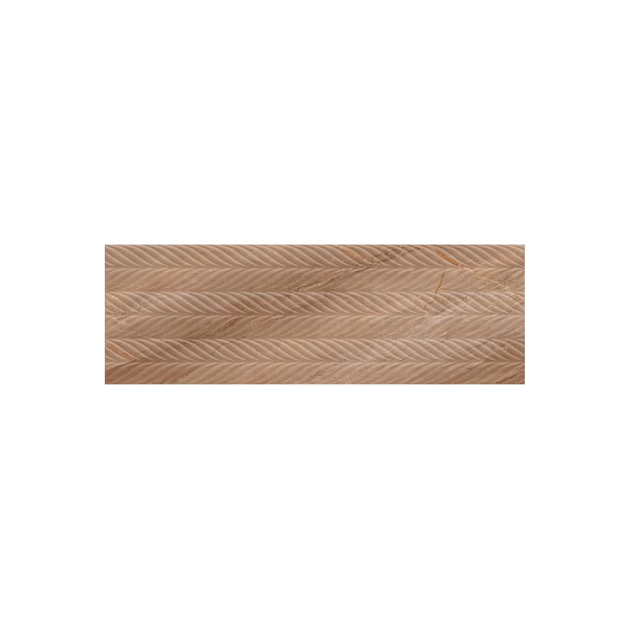 Плитка настенная Sina Tile Supreme Dark Brawn Rustic 2421 матовая коричневая 107х43 см