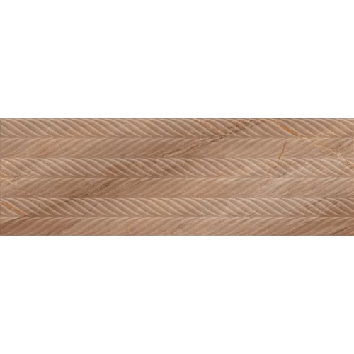 Плитка настенная Sina Tile Supreme Dark Brawn Rustic 2421 матовая коричневая 107х43 см