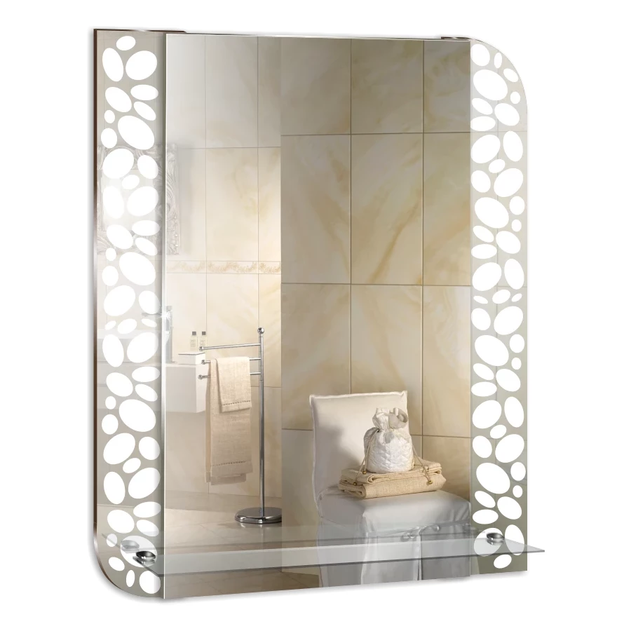 Зеркало Silver Mirrors с полкой 500х100 Тессера ФР-00002372 55x68.5 см