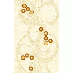Декор Нефрит-Керамика Шелк Желтый 04-01-1-09-03-33-038-0 25х4