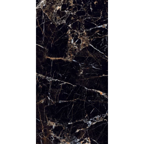 Керамогранит Arcadia Ceramica Torino Black High Gloss чёрный HG2007-A 120х60 см