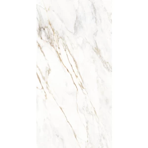 Керамогранит Creanza Enfold Statuario Matt Glossy матовый с глянцевым эффектом белый CZ-GL03-B 160х80 см