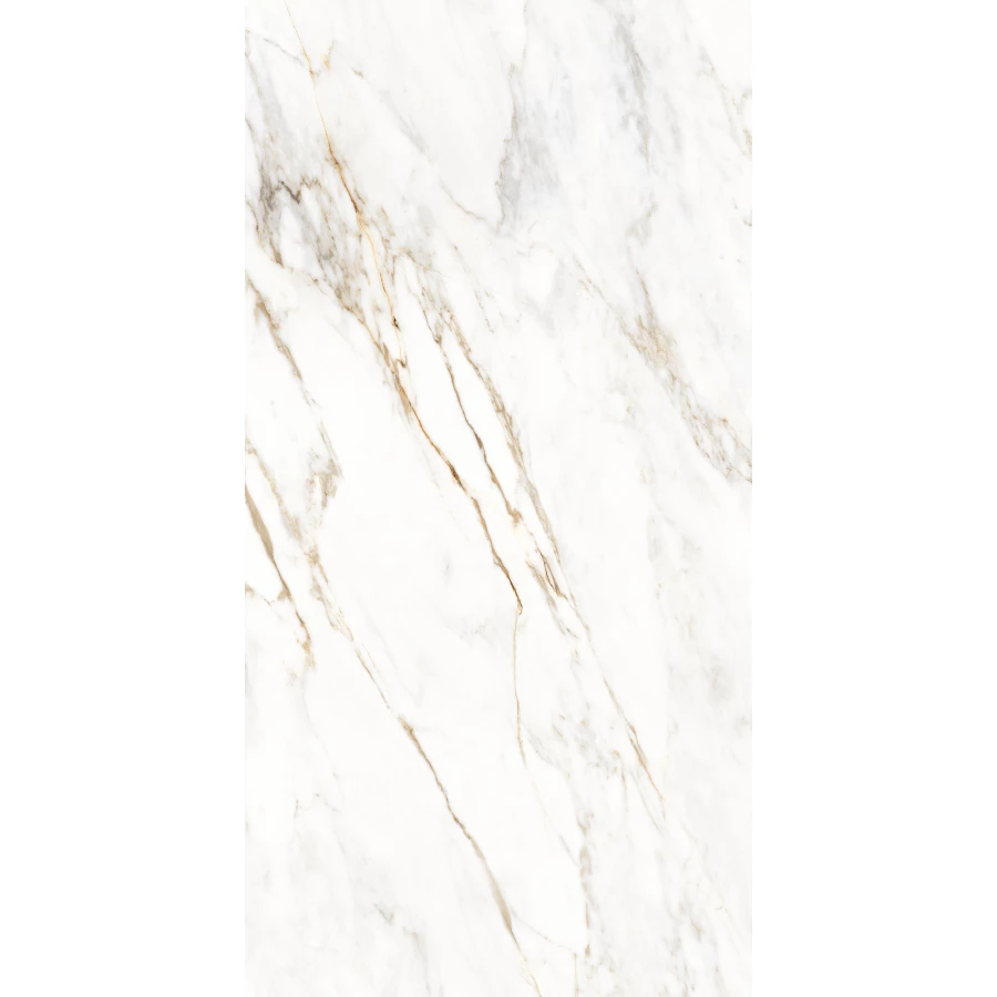 Керамогранит Creanza Enfold Statuario Matt Glossy матовый с глянцевым эффектом белый CZ-GL03-B 160х80 см