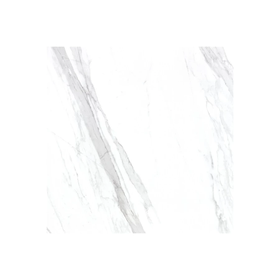 Керамогранит Caramelle EcoStone Bianco Carrara Pol глянцевый белый BAST10190PA 90x90 см