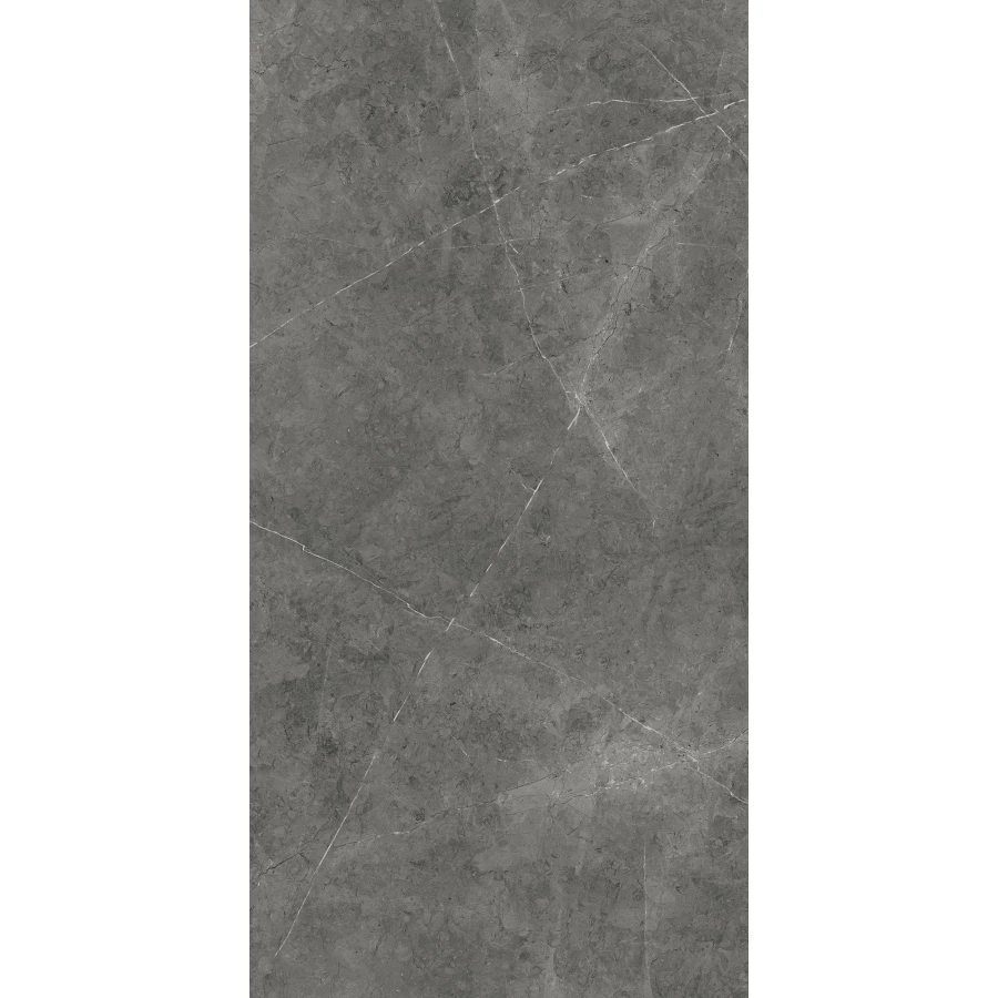 Керамогранит Global Tile Nioba полуглянцевый темно-серый GT1206013009LR 120х60 см