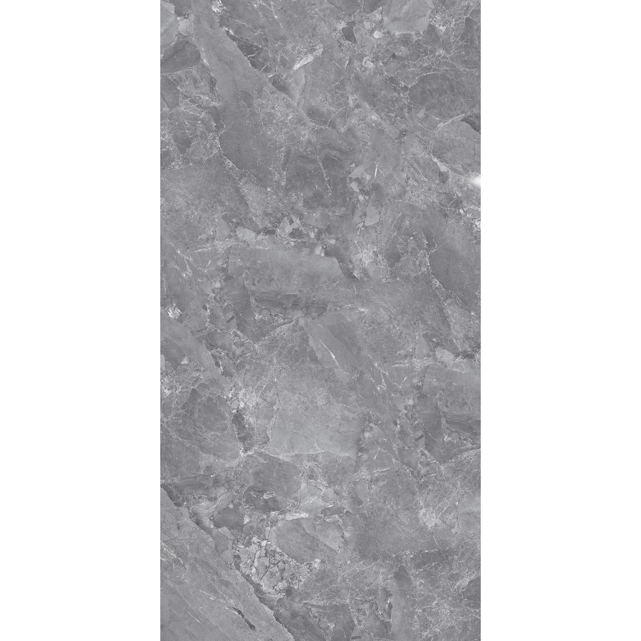 Керамогранит Global Tile Silver глянцевый Серый GT1206015701PSiR 120х60 см