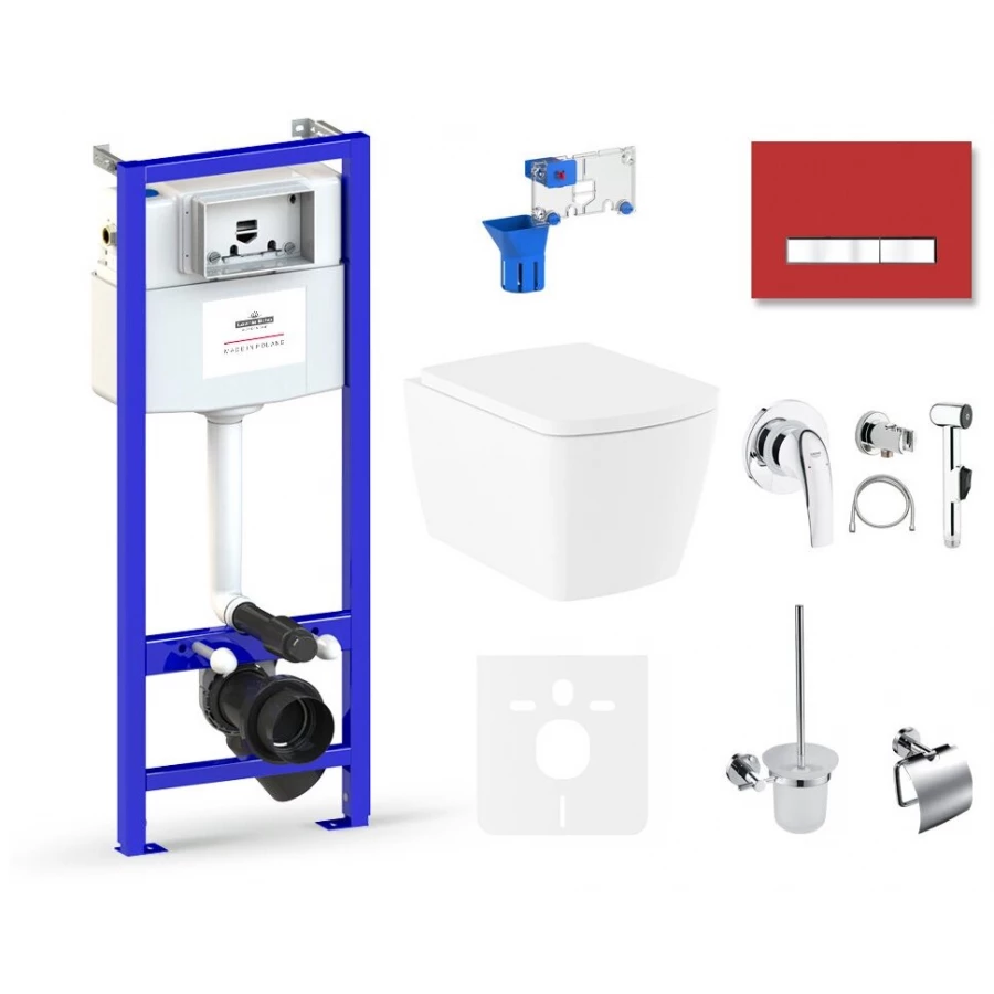 Унитаз Lavinia Boho Relfix Aveo Rimless 75110723 (комплект 10 в 1)