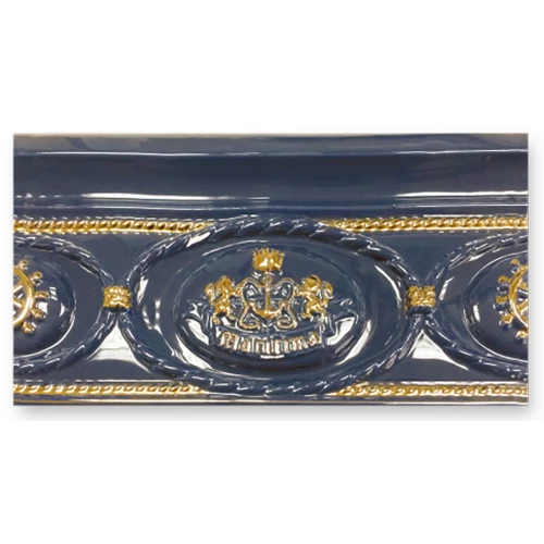 Бордюр Maritima Ceramics Rumbo Cenefa Rumbo Aqua СБ 050 30х15 см