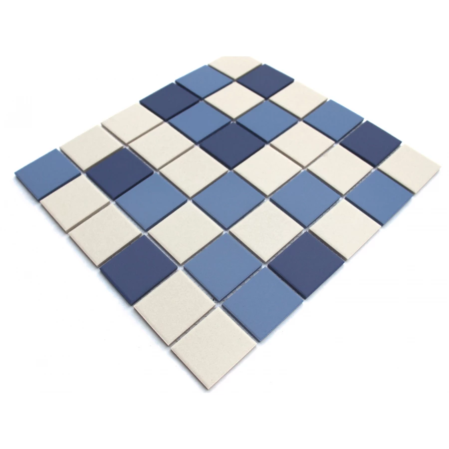 Керамогранитная мозаика LeeDo Ceramica Nettuno бело-синий 30,6x30,6 см