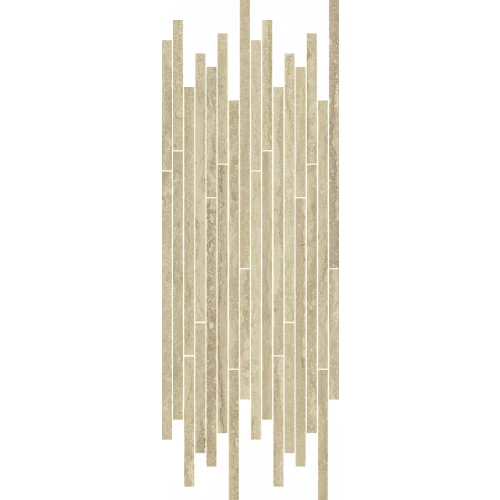 Декор Italon Шарм Эдванс Травертино Стрип / Charme Advance Travertino Strip глянцевый серый 610110000770 75х26 см