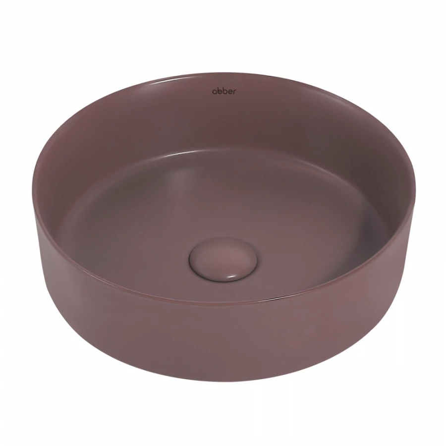 Раковина накладная Abber Bequem коричневая матовая AC2108MC