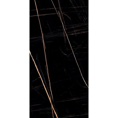 Керамогранит Italica Tiles Saint Laurent Glamour глянцевый черный ITL70753 120х60 см