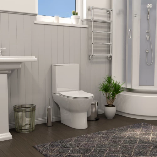 Унитаз-компакт безободковый Creto Cer C4 белый 1803-Cer-C4NP