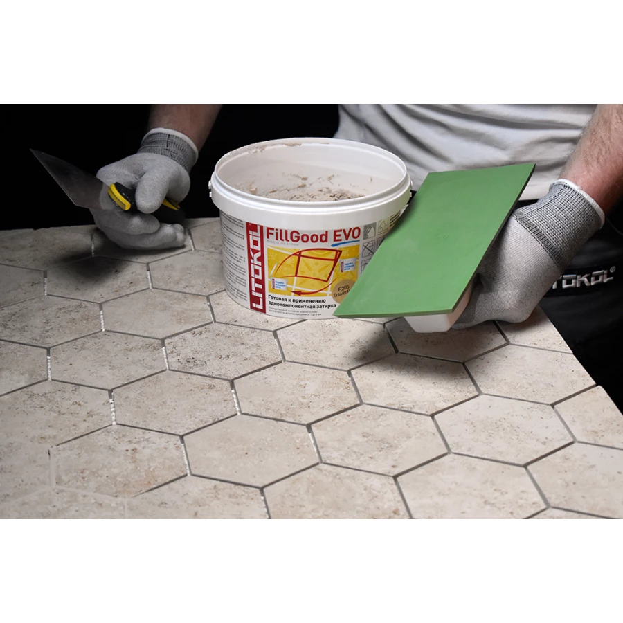 Затирка Litokol FillGood EVO полиуретановая F.125 Grigio Cemento L0496300002 2 кг