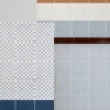 Керамогранит Mutina Динторни Скала Соле / Dintorni Scala Sole матовый голубой ISDSS03 20,5х20,5 см
