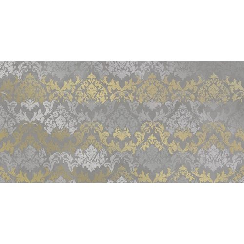 Декор Kerlife Luce Damasco Plata/Silver серый 63*31,5 см