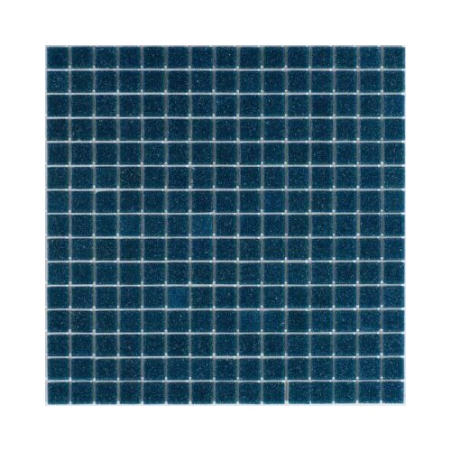 Стеклянная мозаика Rose Mosaic Gold Star сетка 2x2 глянцевая синяя A58(2)-2*2 32,7х32,7 см