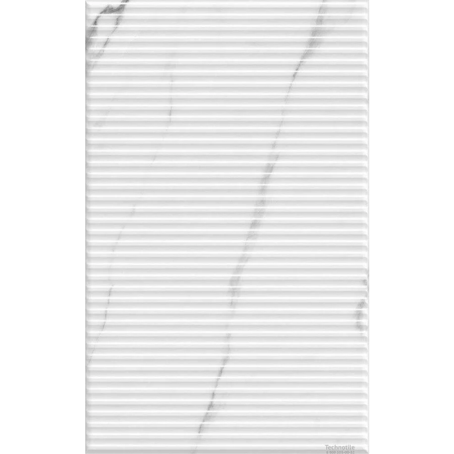 Плитка настенная Шахтинская плитка Арко низ 02 глянцевая белая 010100001581 40х25 см