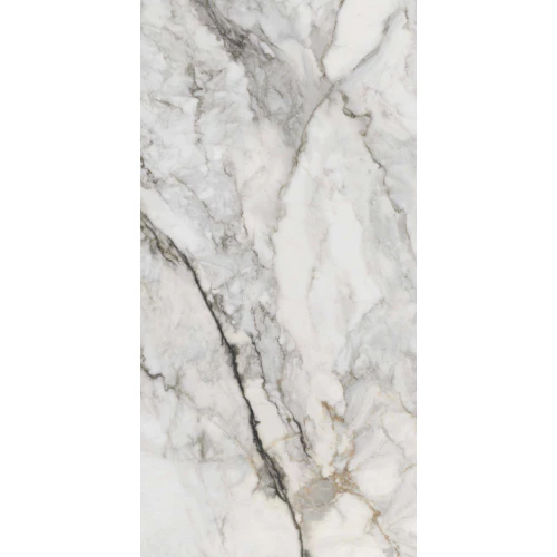 Керамогранит Realistik Prime White Lapato Carving белый 120x60 см