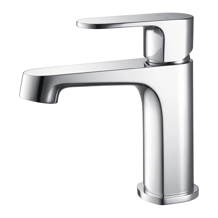 Смеситель Aquatek Оберон для раковины без донного клапана хром AQ1210CR