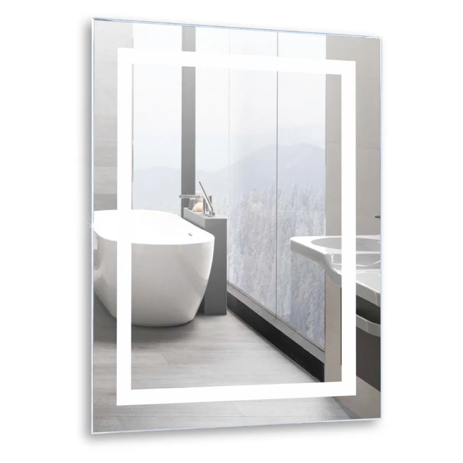 Зеркало Silver Mirrors сенсорный выключатель Саурон LED-00002510 60x80 см