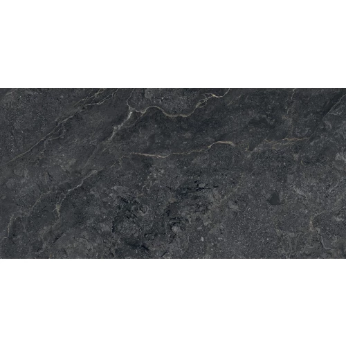 Керамогранит Neodom Marble Etna Anthracite Carving Str матовый черный N20760 120х60 см