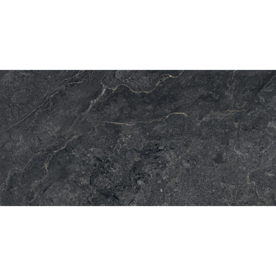 Керамогранит Neodom Marble Etna Anthracite Carving Str матовый черный N20760 120х60 см