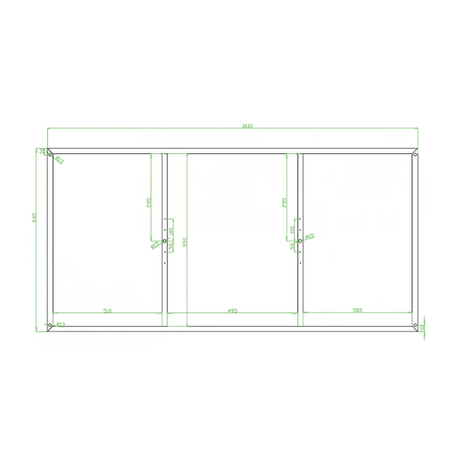 Каркас для ванны Veedi в комплекте с крепежами 138000170 170х70 см