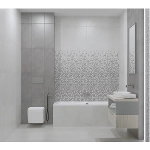 Плитка настенная Azori Artemest Casual бело-серый 00-00003173 63х31,5 см