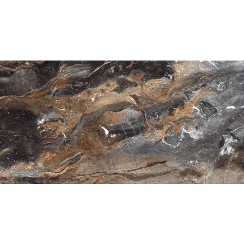 Керамогранит Neodom Sale Lawa Nero Carving матовый черный N20432 120x60 см
