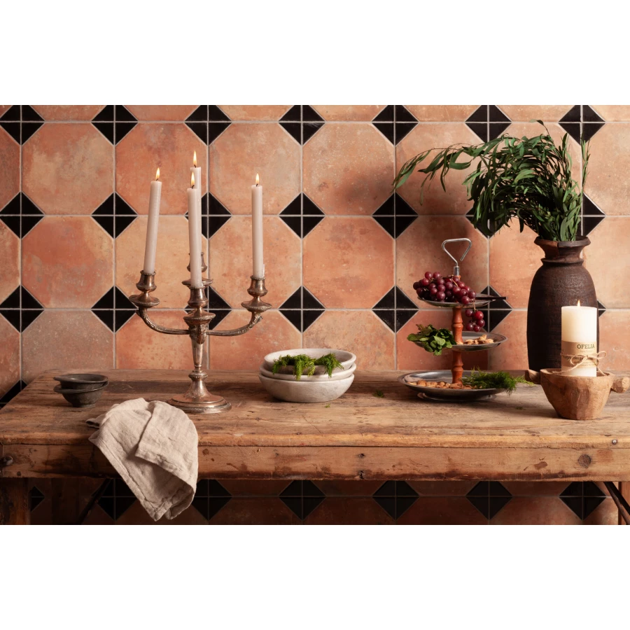 Керамогранит Peronda FS Nonna Black Decor LT матовый коричневый 3388941563 45,2х45,2 см